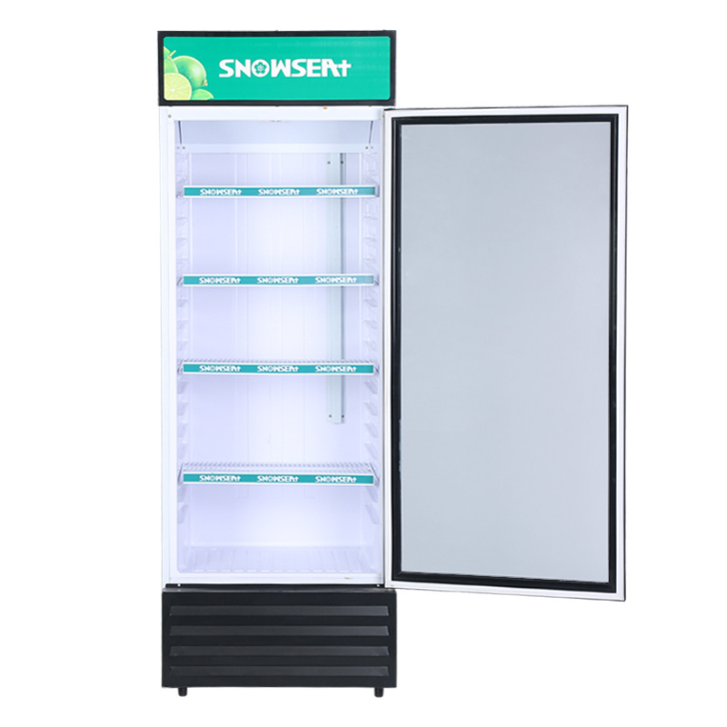 Supermarket Commercial Display Case Coca Fridge Cola Chiller Beverage Cooler Glass Door Refrigerator Display vertical showcase