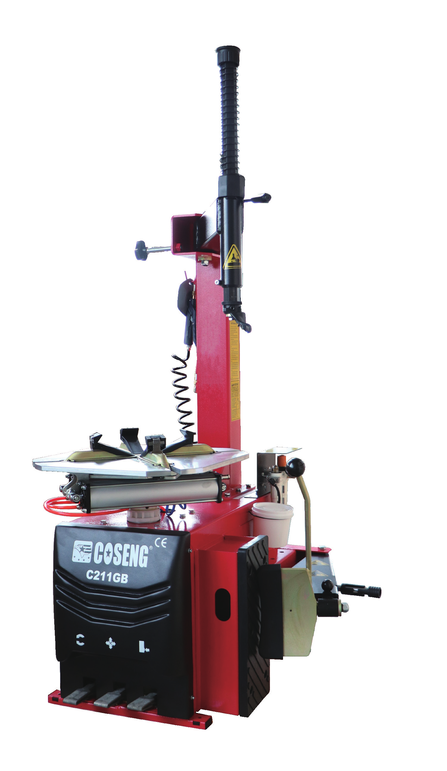 Basic Model Tyre Changer Machine Combo with CE 8-10 Bar Operating Pressure 110V/220V Power Supply 2500 Kg Bead Breaker Force