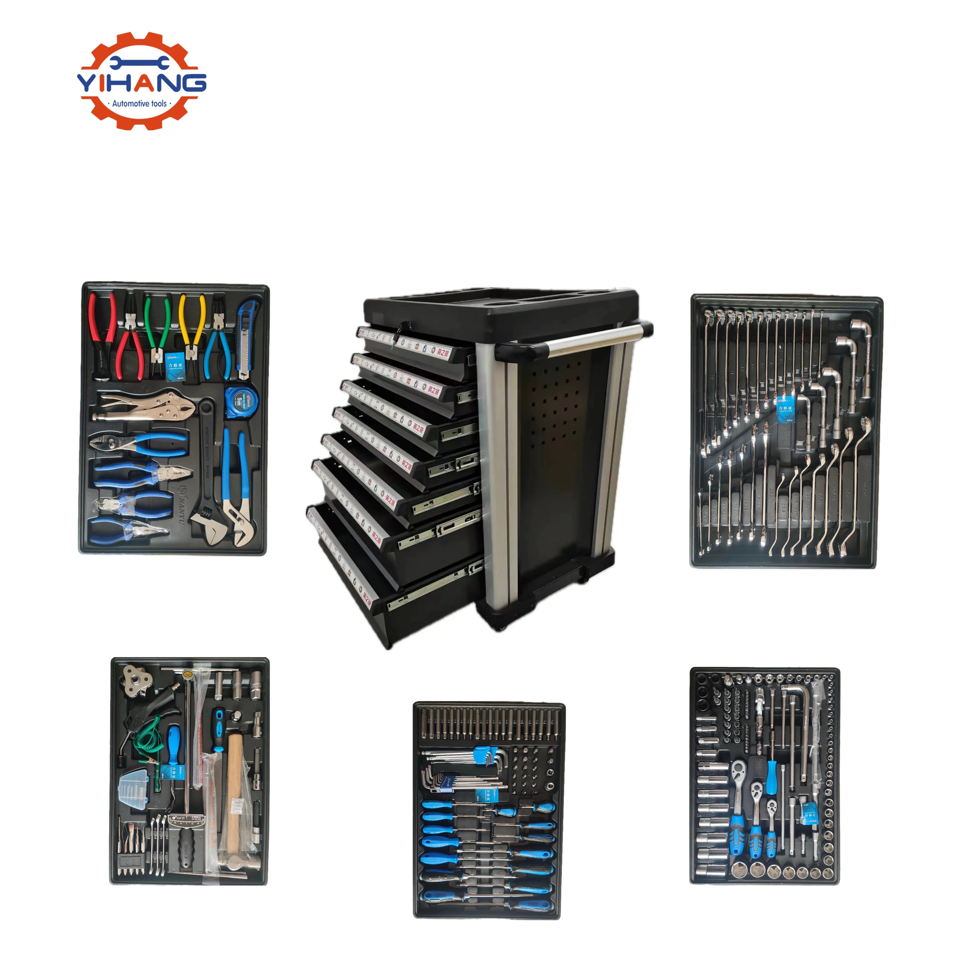 2024 Auto Repair Storage Full Of Tools Drawer Trolley Professional Mechanic Work Bench Tool Cabinet With Tools