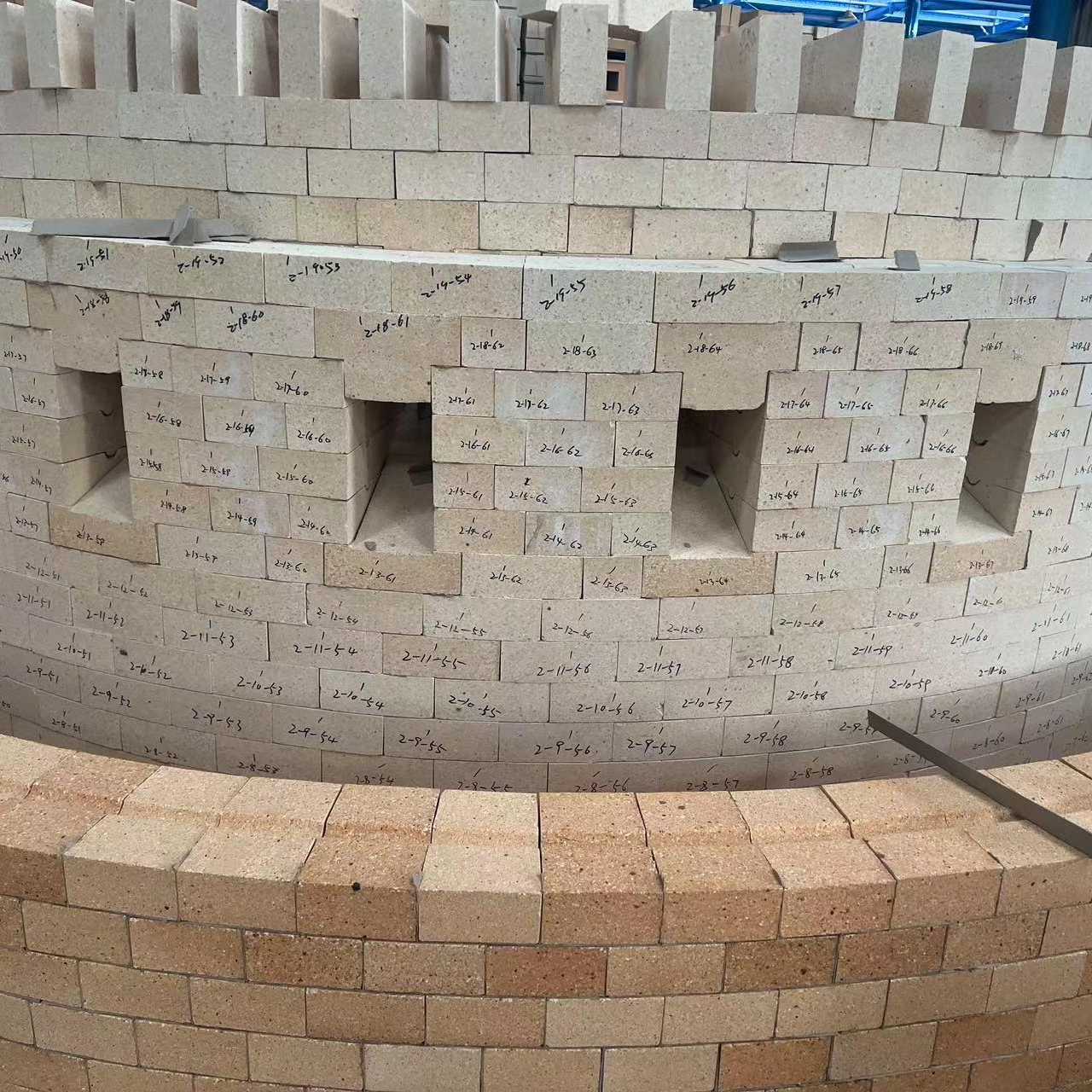 curved fire brick competitive price curved fire clay brick for refractory industry