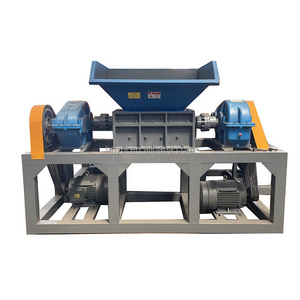 High Quality  Tire Crusher Equipment Used Rubber Tyre Shredding Recycling Machines Two Shaft Shredder