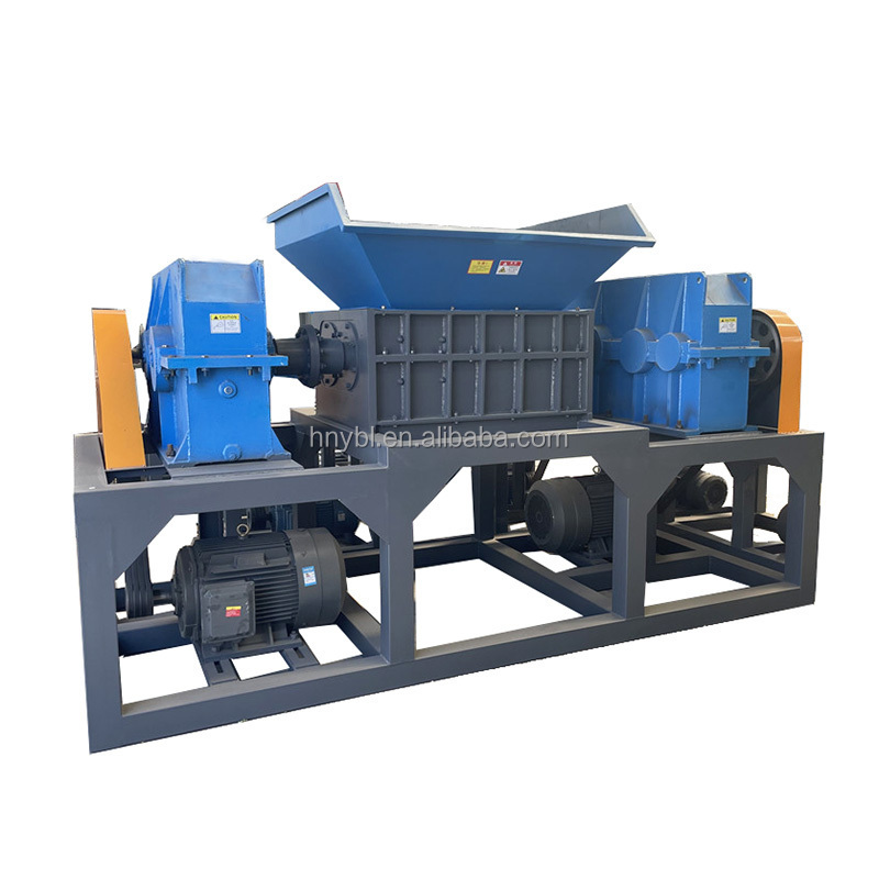 High Quality  Tire Crusher Equipment Used Rubber Tyre Shredding Recycling Machines Two Shaft Shredder