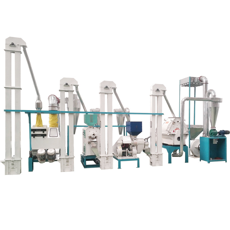 500kg/H Maize Corn grinding machine  posho/ugali/maize meal Flour Milling machine corn grinder