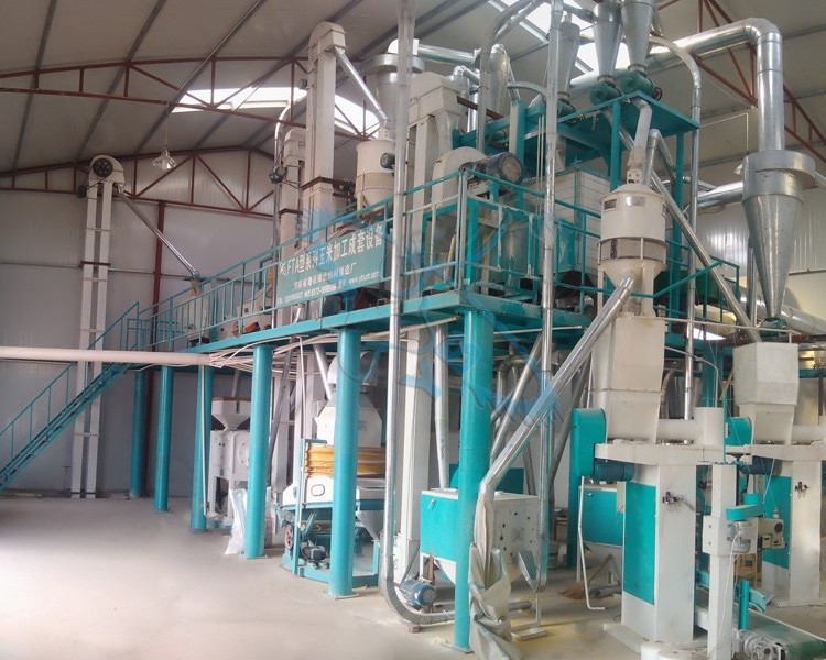 Full Automatic Corn Maize Mill Machine maize milling machinery