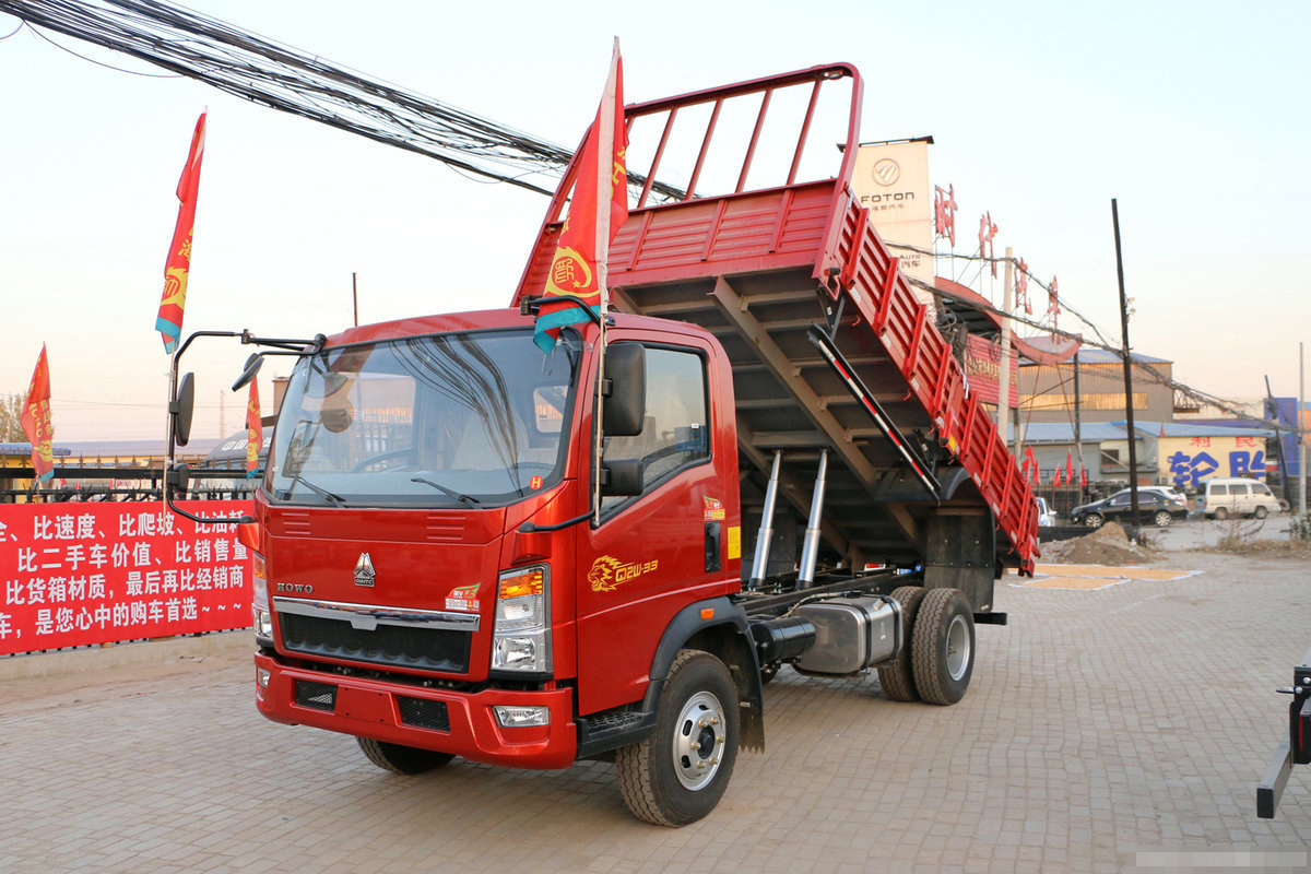 4x2 dump truck mini sinotruck howo used dump truck 6x4 8x4  3.8m  4.15m 5m 4x2 mining small dump truck