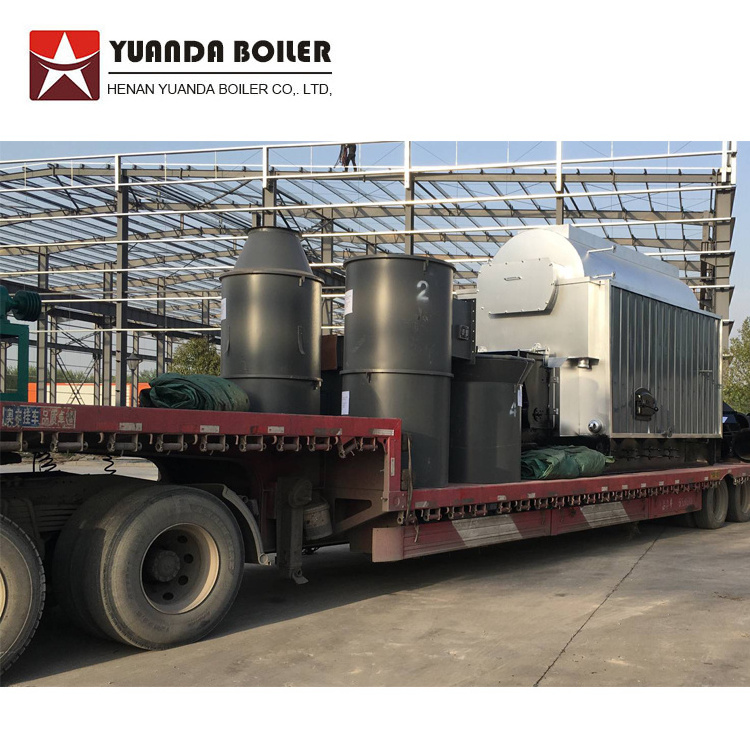 Self-loading 1-8 ton Wood wood pellet biomass burning steam boiler