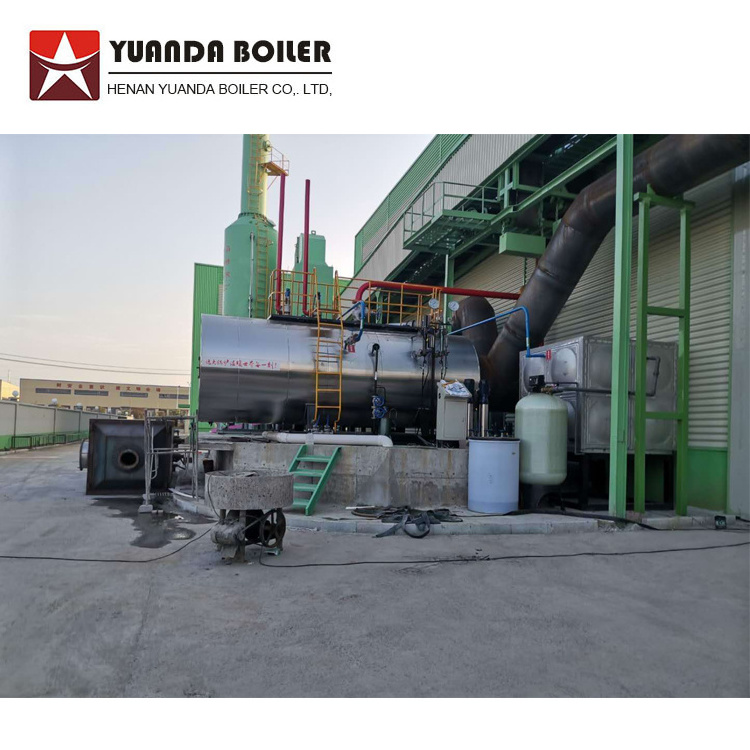 Waste heat recovery exhaust gas steam boiler