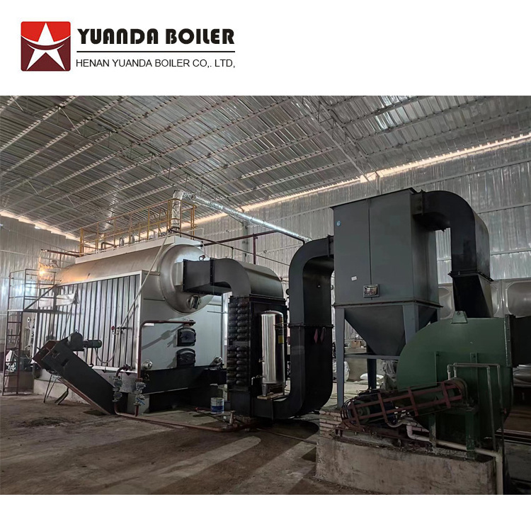 DZL Traveling Chain Grate Stoker Industrial Solid Fuel Wood Rice Husk Biomass Coal Fired Steam Boiler For Sale