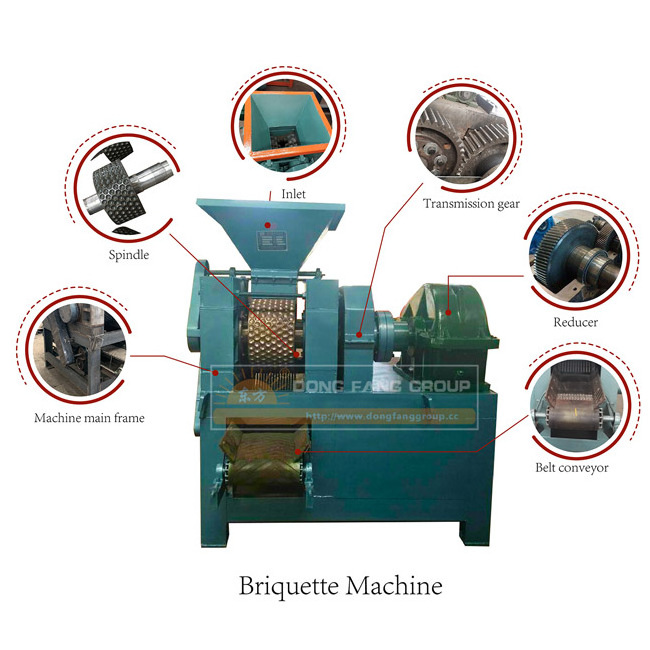 Metallurgical plant iron oxide briquette machine making