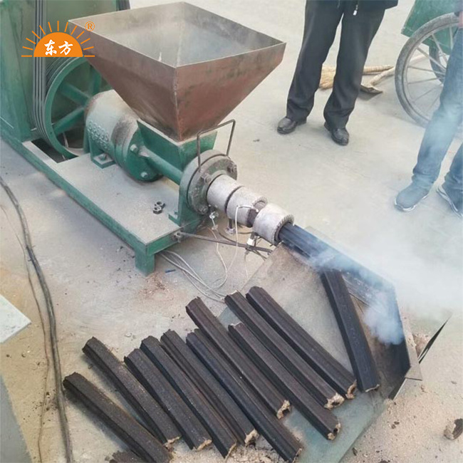 Sugarcane firewood sawdust rice husk charcoal briquette press charcoal making machine factory price