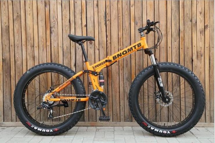 26-inch Mountain Bike 4.0 Widening Folding Big Fat Tire Bicycle