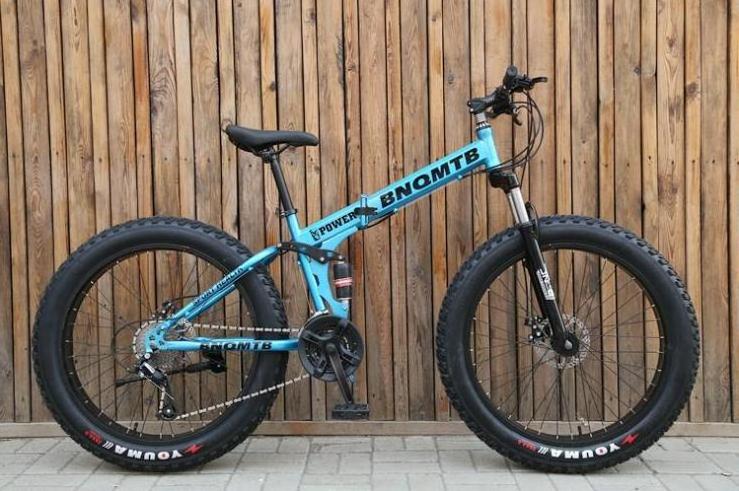 26-inch Mountain Bike 4.0 Widening Folding Big Fat Tire Bicycle