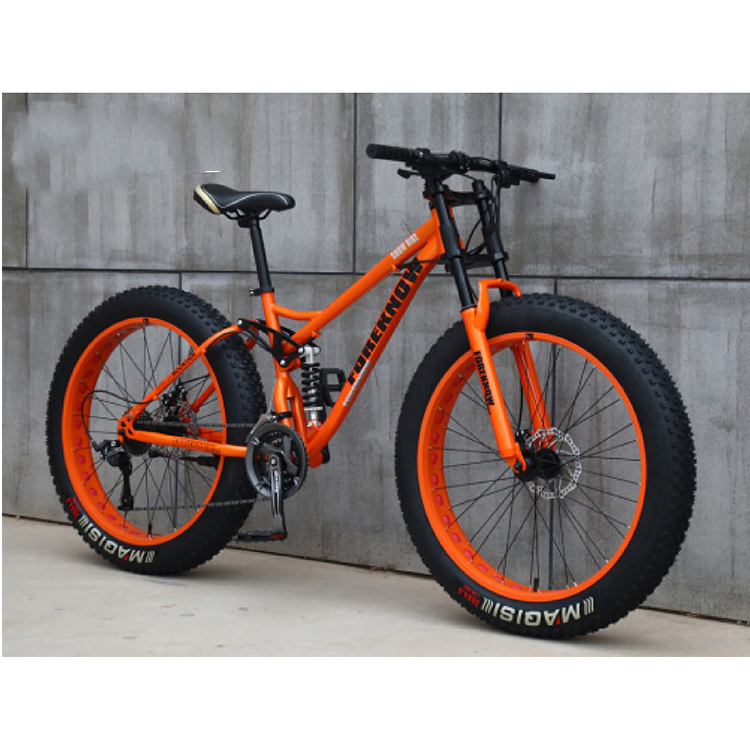 popular New Beach cruiser 26'' 4.0 new design mountain type fat bike /snow mountain bike