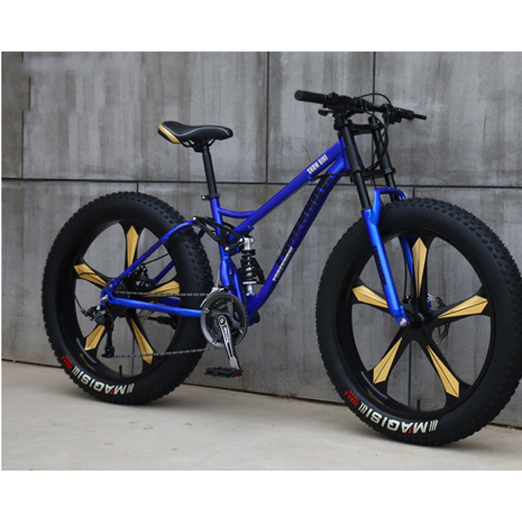 popular New Beach cruiser 26'' 4.0 new design mountain type fat bike /snow mountain bike