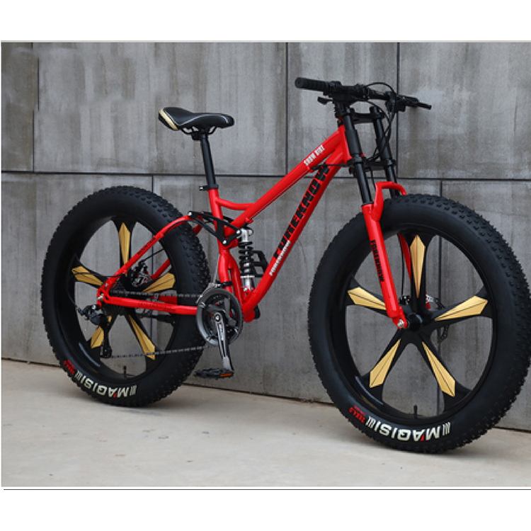 popular New Beach cruiser 26'' 4.0 new design mountain type fat bike /snow mountain bike