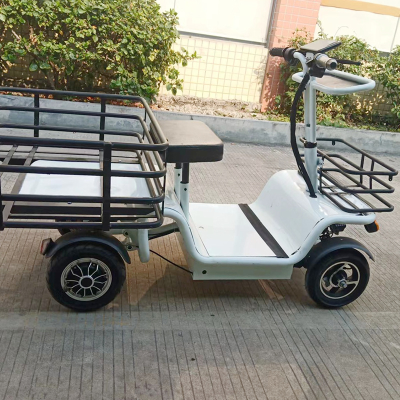 Strong power max load 400kg dual motor 4 wheel electric scooter four wheels trailer for adults