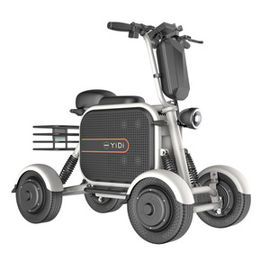 500W 1000W Single Dual Motor 4 Wheel Elderly Electric Scooter ElectricTricycle Bike With Dog Carrier