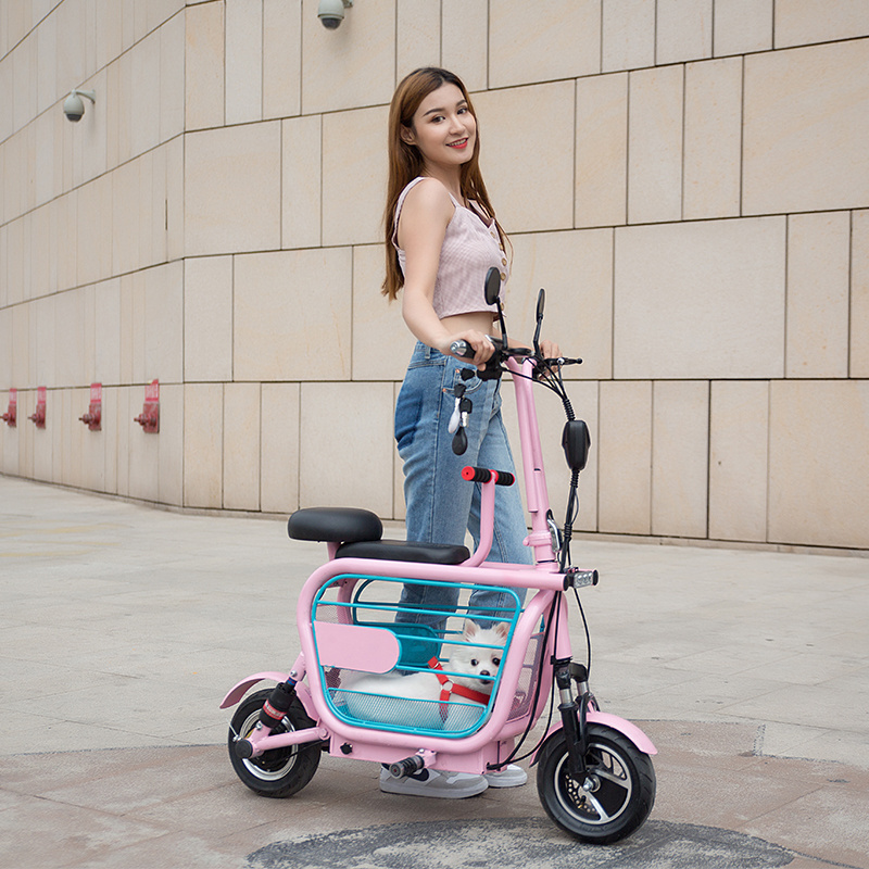 Friendly Pet Scooter 500w Motor Good Selling Ebike Electric Bike With Dog Carrier