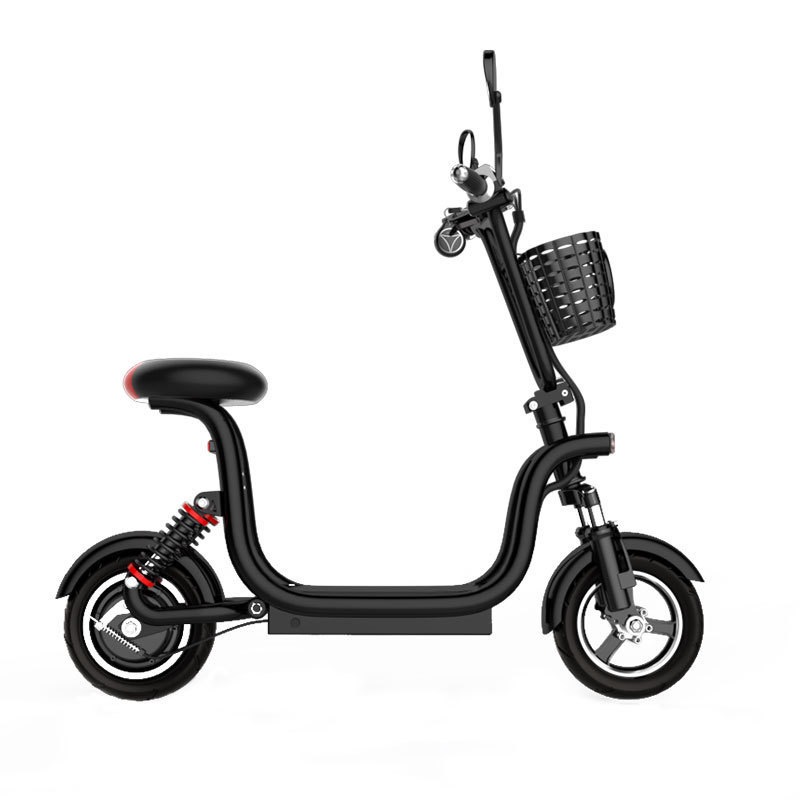 10 Inch Two Wheel 20Ah Battery Motors Electric 400W 30km Fast Bike Bike Electronic Scooters Mini Bikes With Child Seat