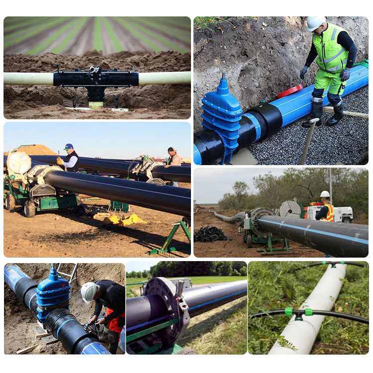 Irrigation Pipe Rolls PE100 1 1.5 2 2.5 3 4 6 8 Inch 90mm Hdpe Polyethylene Garden Irrigation Pipes 3 Inch Hdpe Pipe