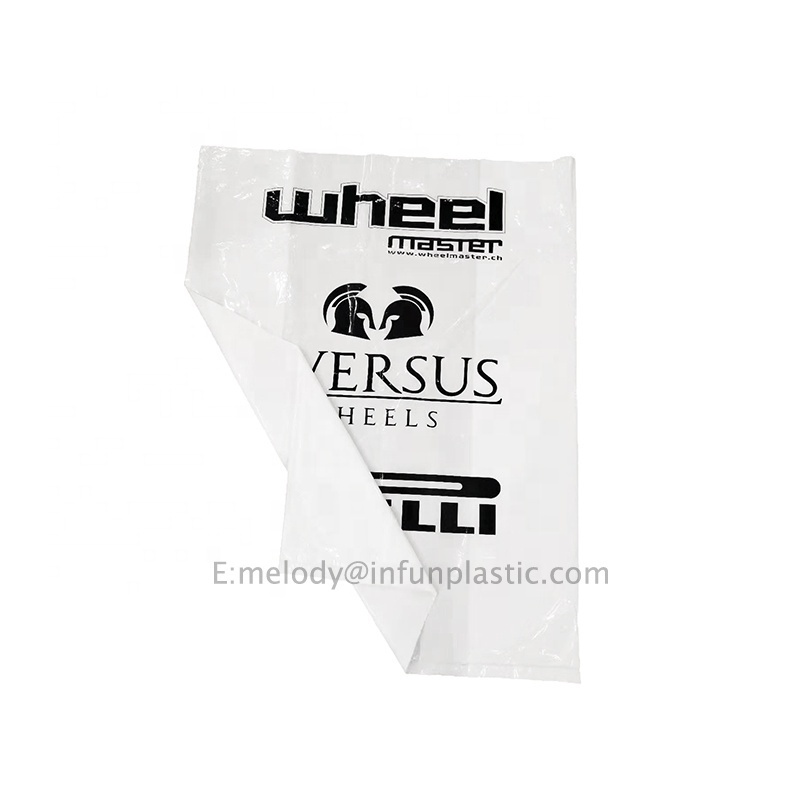 Best selling price in Canada  tire plastic bags for storage moving, tire bags with logo, polyethylene tire bag