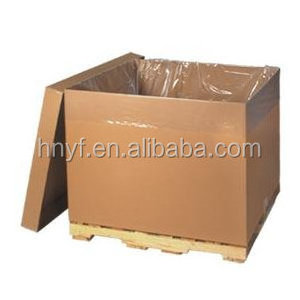 Plastic bottom sealed perforated bag or sheeting or Pallet Top Covers Sheets for covering