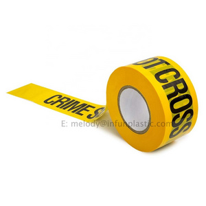 High Visibility 3"*1000' Bright Yellow Crime Scene Barrier Tape Do Not Cross Warning Tape Black and Yellow Printable