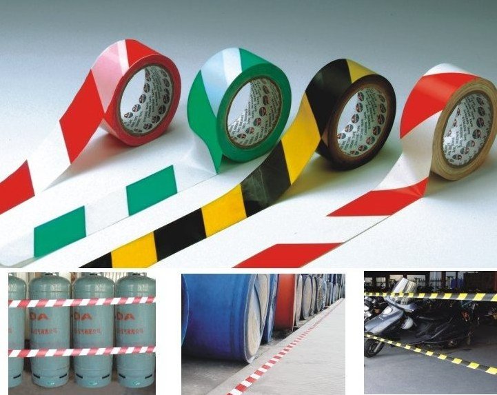 Red White or yellow black Stripe Marking Hazard Signal PE  7cm x200m non Adhesive 300m Underground Detectable Warning Tape