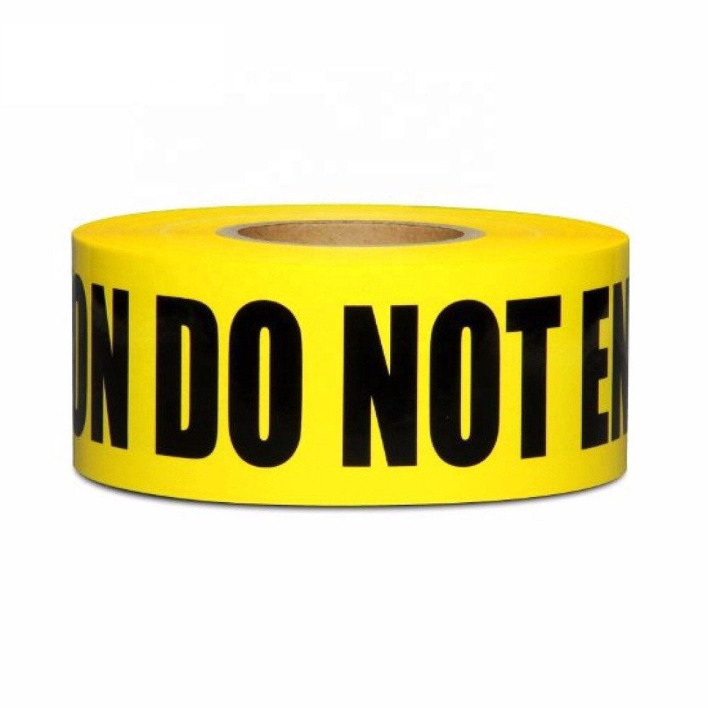 Cheap Barricade Caution Tape Non-adhesive Danger Warning Tape Do Not Cross Tape