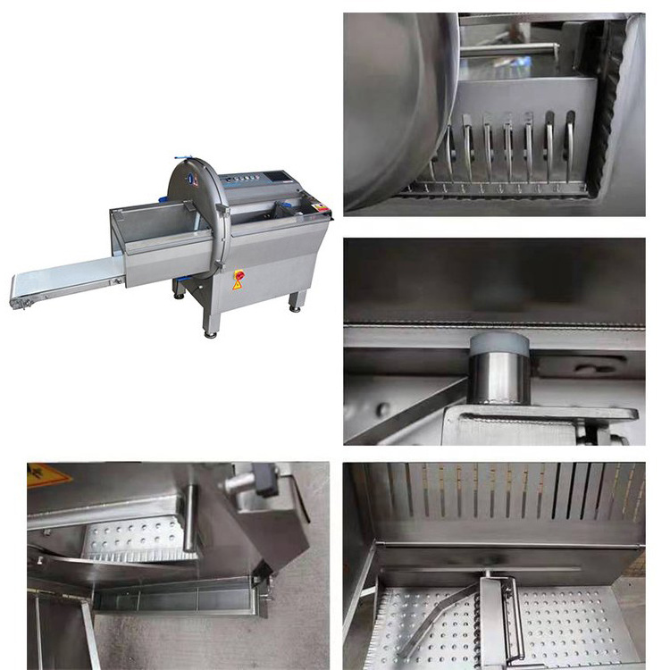 Automatic Sausage Steak Cheese Ham Pork Cooked Meat Slicing Machine