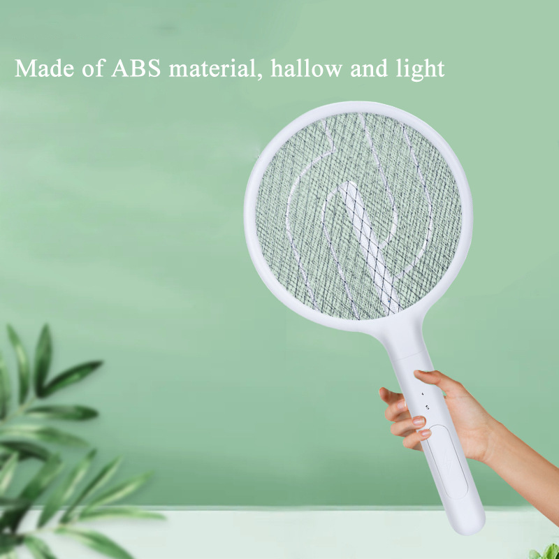 Electric Insect Racket Swatter Zapper USB Rechargeable Mosquito Swatter Kill Fly Bug Zapper Killer Trap