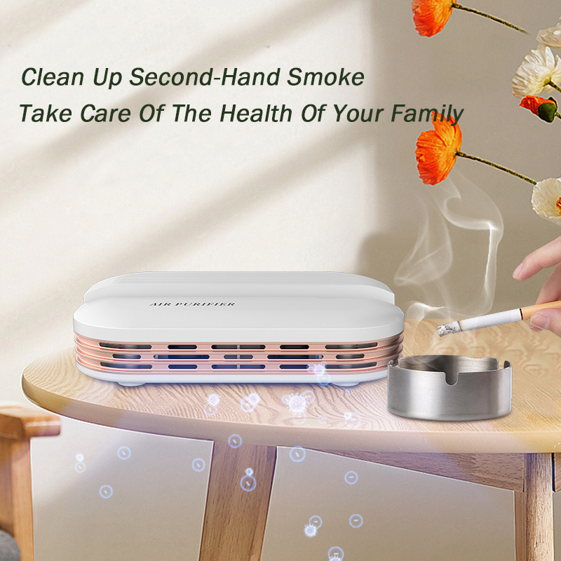 Air Conditioners Portable Air Cleaner Purifiers Eliminates Smoke & Odor for Traveling/Home/Office Use