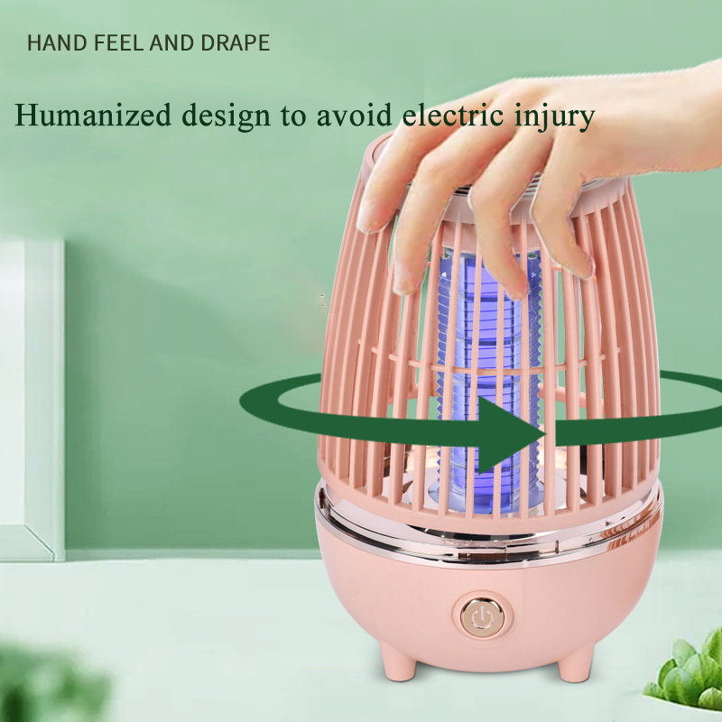 High Effective Rechargeable Battery High Voltage Transformer Electric UV Mosquito trap Killer Lamp