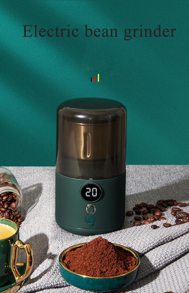 New Design Mini Coffee Bean Grinder Small Cordless Portable USB Electric Rechargeable Coffee Grinder