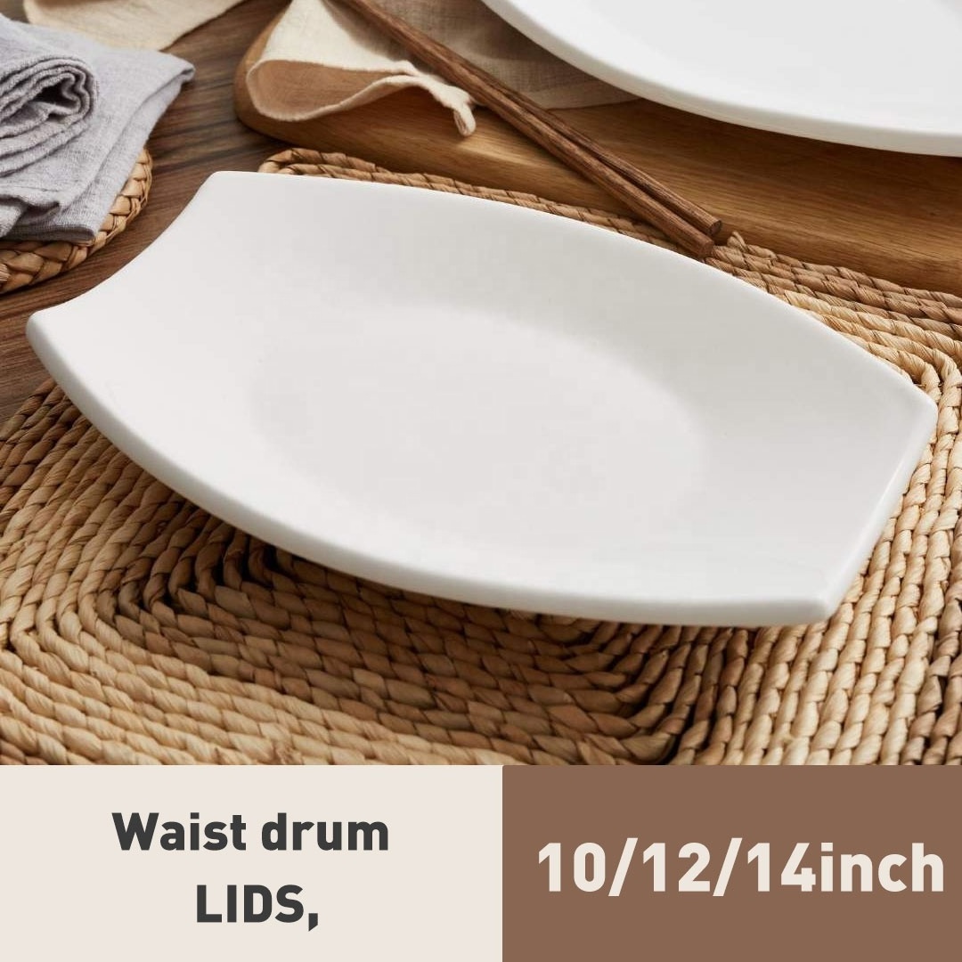 Hot Sell Cheap Restaurant Plate Ceramic Bulk  Plates bowls saucers dishes dining plate set tableware by the ton per tonne