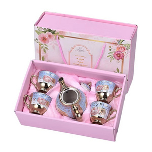 top sellers custom SetGift box Chinese Arabic porcelain Ethiopian pot Turkish Coffee & Tea Sets