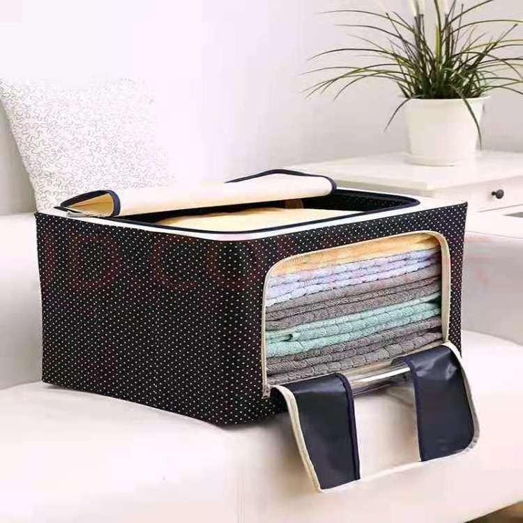 2020 New Home Storage and Finishing Storage Box with Lid  Multiple Capacities Foldable Fabric Shirt Organizer