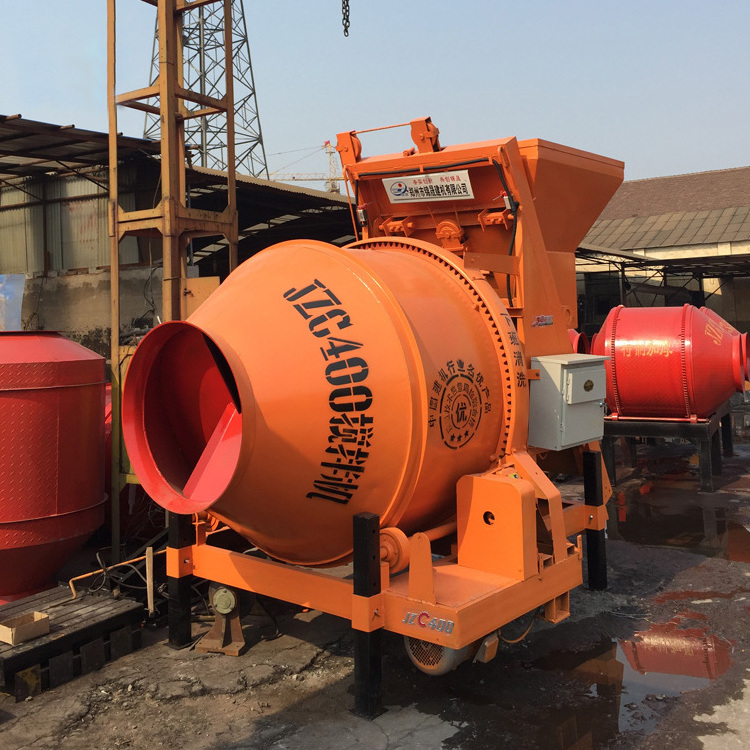 1 2 3 5 Yard Electric Portable Automatic Concrete Mixer With Lift