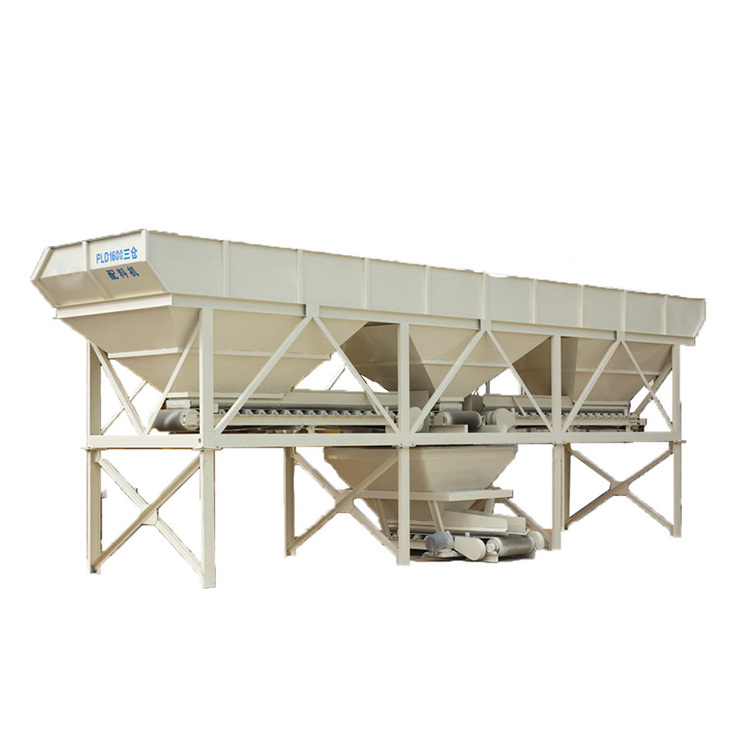 customizable rapid batching construction equipment concrete batching machine PLD1600 aggregate batcher