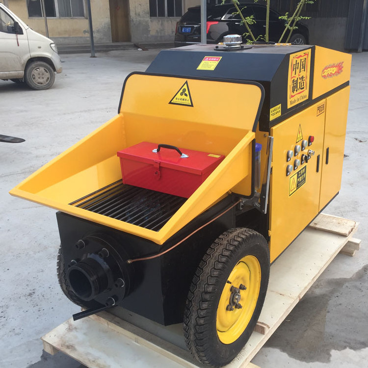 Diesel Concrete Mixer Pump Concrete Trailer Pump With Wheels Concrete Pump Car