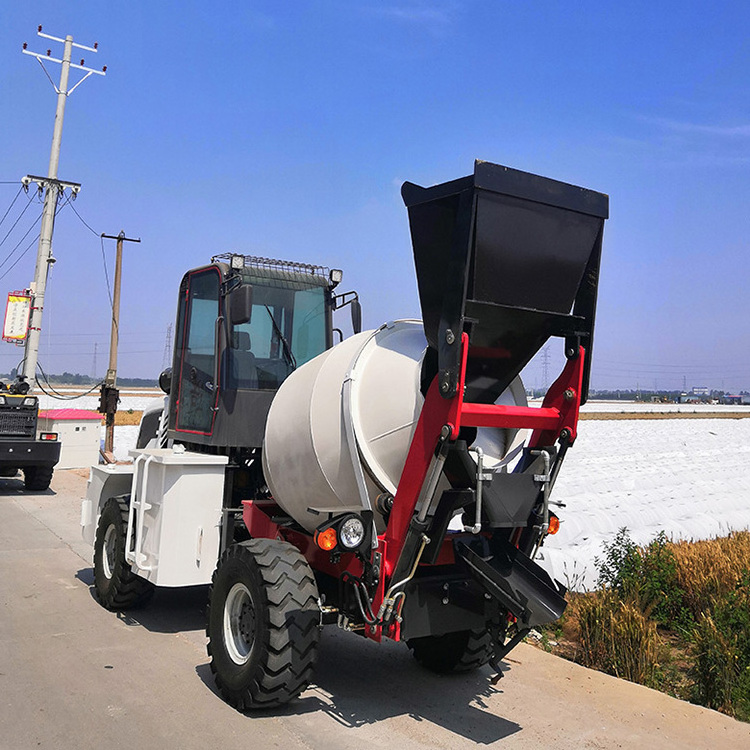 Low price concrete mixers self propelled concrete mixer self loader concrete mixer