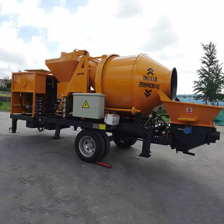 YILI High Pressure Concrete Mixer Pump Machine Price/Automatic Portable Mini Concrete Mixer With Pump Machine Diesel