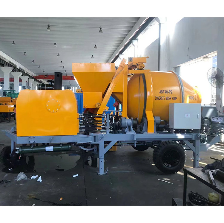 YILI High Pressure Concrete Mixer Pump Machine Price/Automatic Portable Mini Concrete Mixer With Pump Machine Diesel