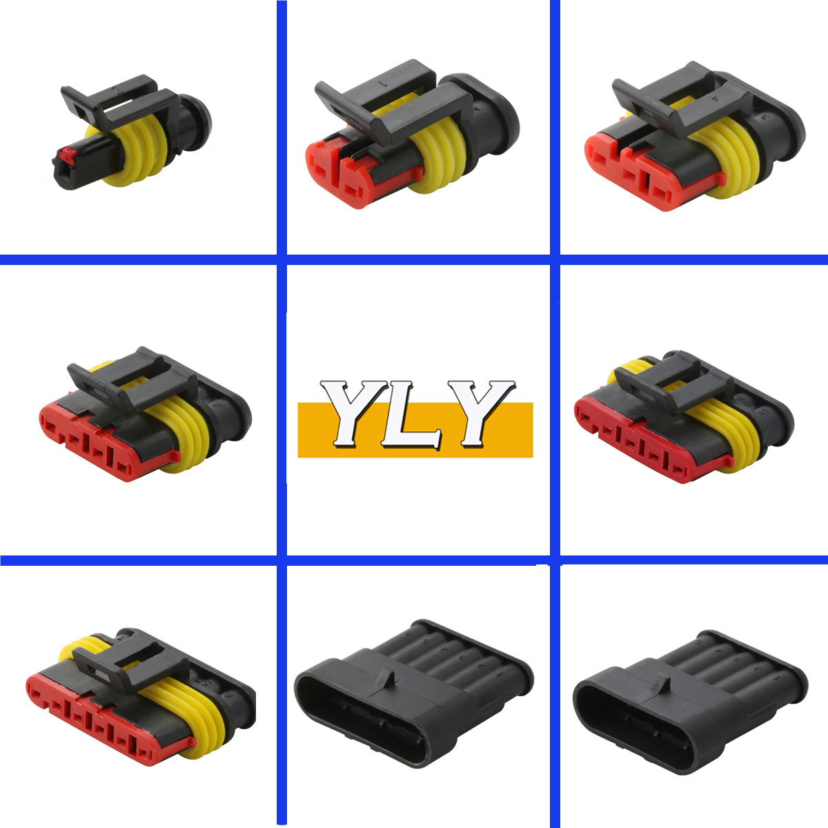 26 Pins Male Female Car ECU Wire Connector 1318757-1 1746863-1 90980-12151 Automobile Cable Socket