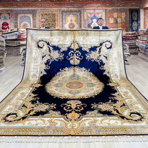 9x12ft Cleaning Handmade Persian 100% Silk Real Natural Turkish Rugs Sets Silk Carpet