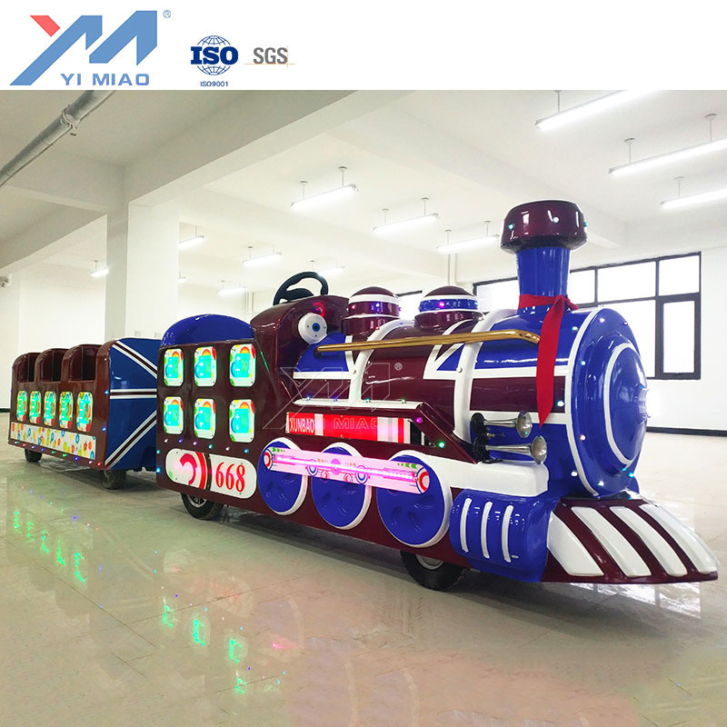 Amusement Park Mini Express Kids Ride Tourist Wattman Mall Indoor Electric Trackless Train Price For Sale