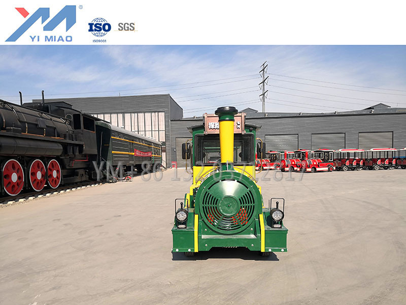 Yimiao Amusement Park Electric Mini Express Kids Ride Mini Tourist Wattman Mall Trackless Train Price For Sale