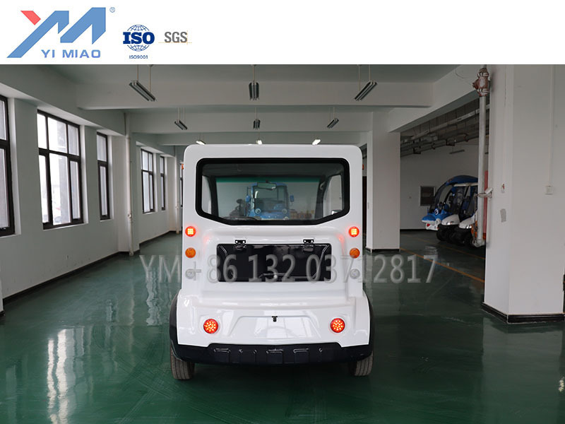 Yimiao Popular mini electric golf cart Mini 4 seater 48V  Tour Bus Tourist Shuttle Sightseeing Car golf buggy made in china