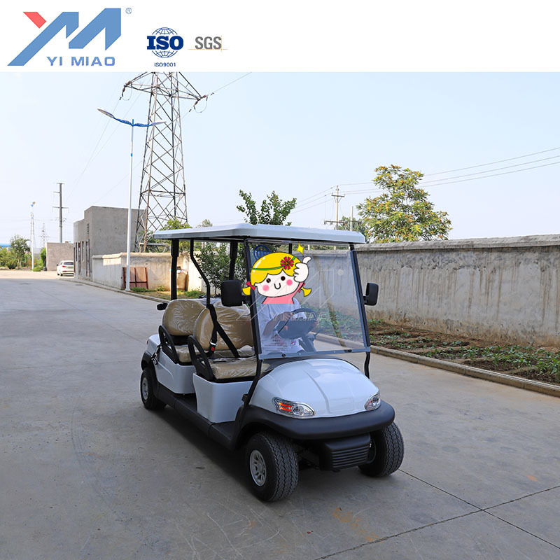 Popular mini electric golf cart Mini 4 seater 48V Tour Bus Tourist Shuttle Sightseeing Car golf buggy made in china