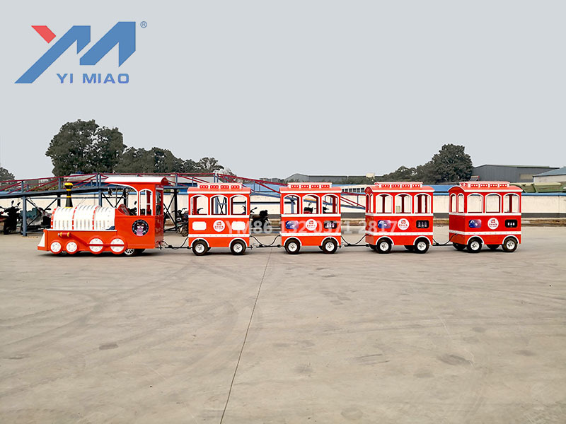 Kiddie Amusement Park Electric Train Manufacturer Children Shopping mall Trackless Tourist Train Rides